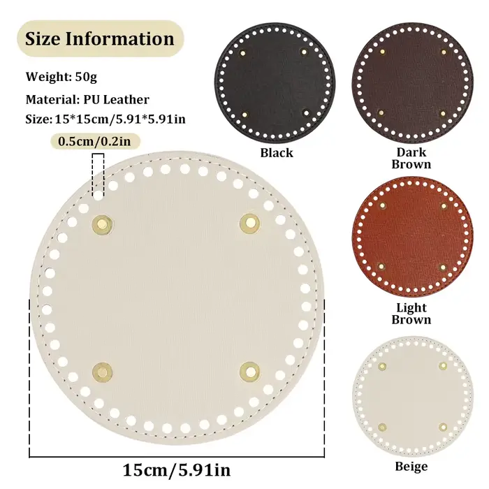 Sac Astronomique Rond en Cuir PU