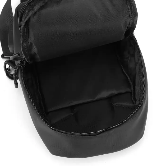 Sac à bandoulière élégant pour hommes – Pochette de taille compacte avec plusieurs compartiments (convient au téléphone