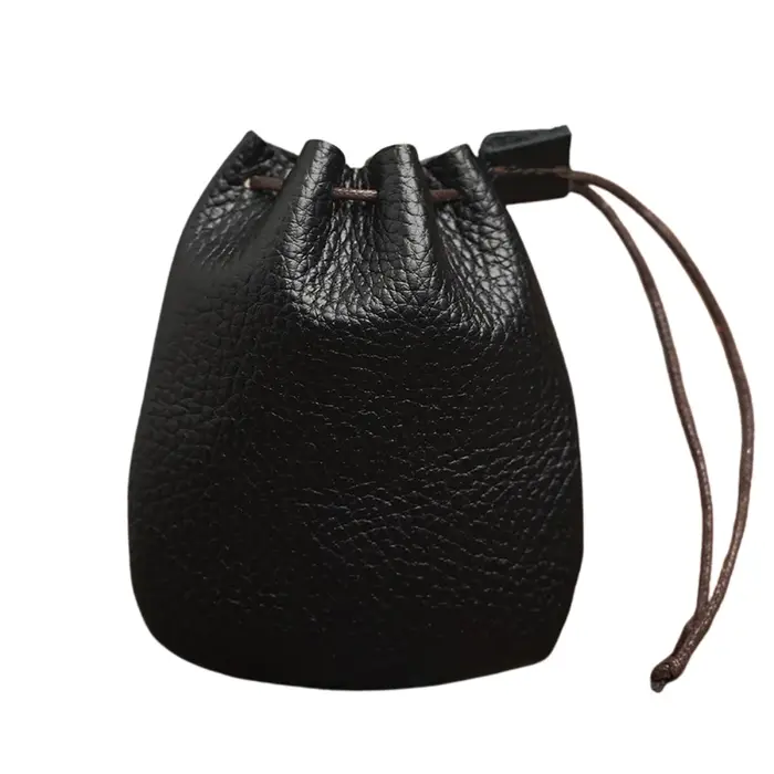Porte-monnaie en cuir véritable pour hommes et femmes