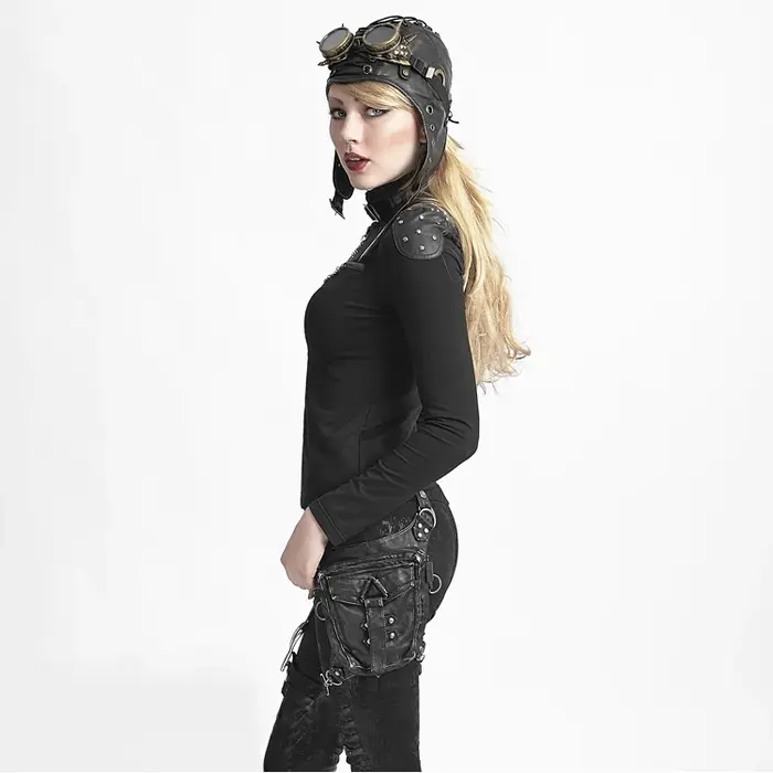 Sac à Jambes Rétro Punk de Style Ancien pour Femme