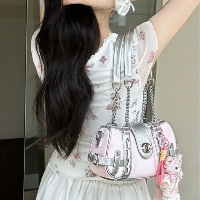 Sacs à bandoulière roses pour filles