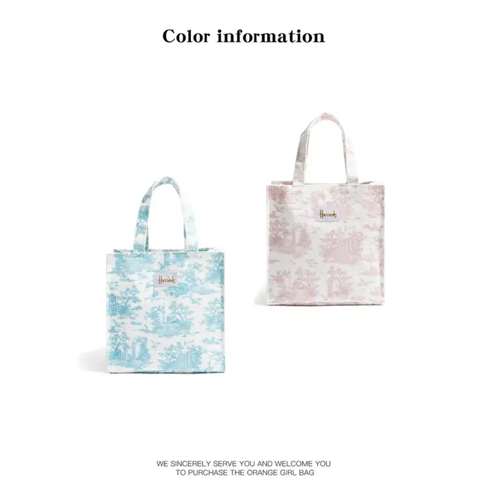 Sac fourre-tout en toile de grande capacité