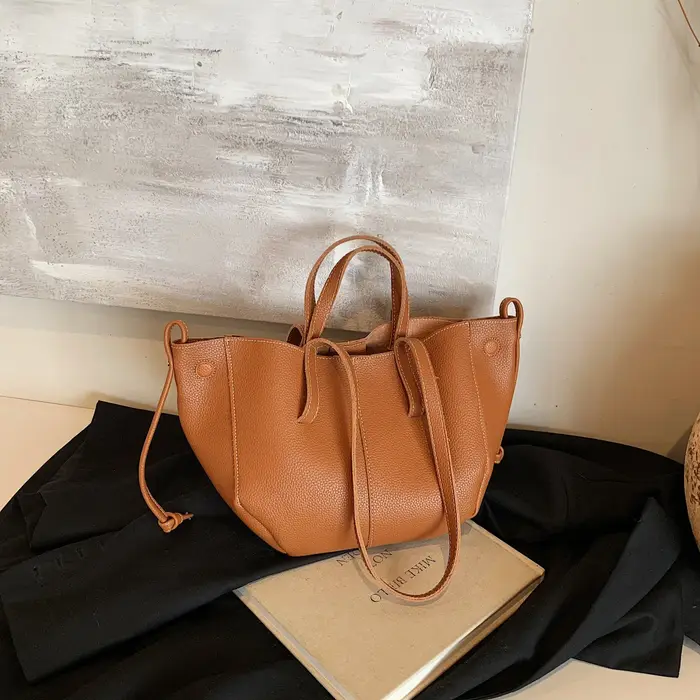 Sac fourre-tout de luxe 2025 motif litchi