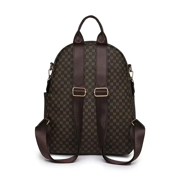 Sac à dos vintage à carreaux pour usage quotidien