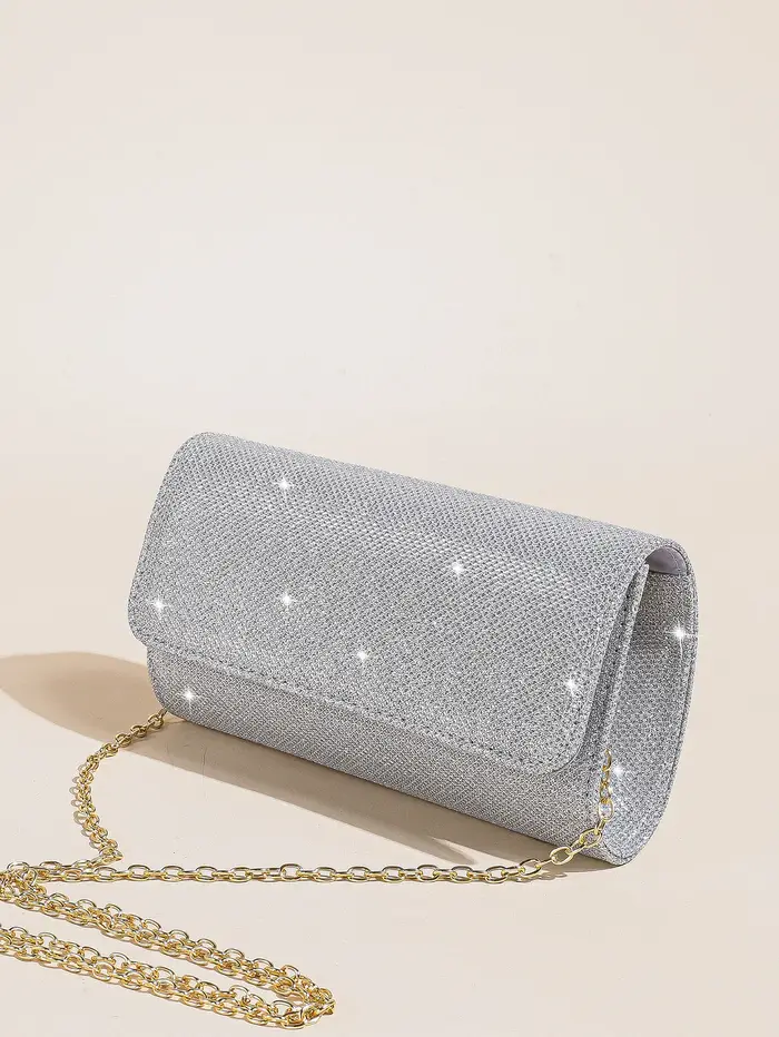 Sac de soirée à paillettes, pochette pour femmes, sac à main de fête scintillant, sac de mariage