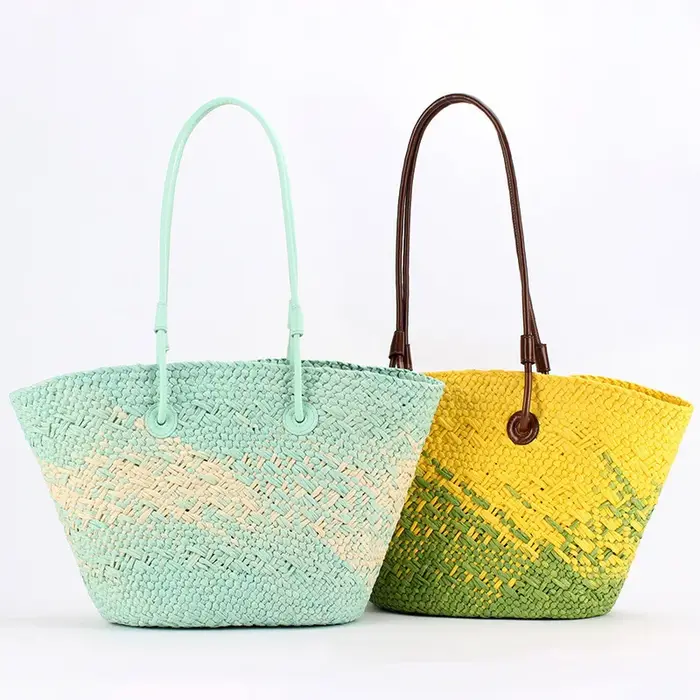 Sac tissé de couleur dégradée