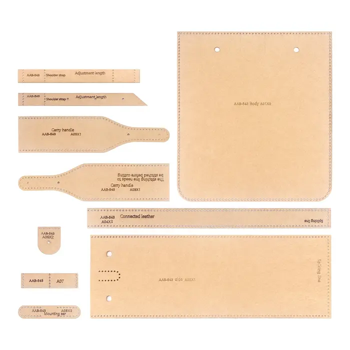 1 ensemble de bricolage Kit d'artisanat en simili cuir-ensemble de fabrication de sacs à main et de 