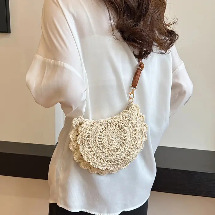 Sac à main tissé Vintage pour vacances