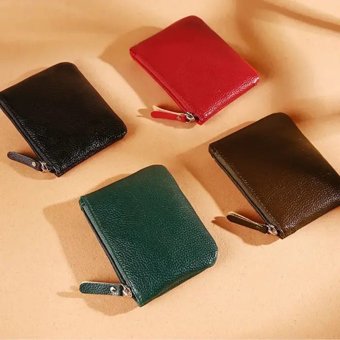 Nouveau Mini portefeuille marque de luxe concepteur femmes porte-monnaie rouge noir femme en cuir PU porte-clés pochette petite dame sac à main