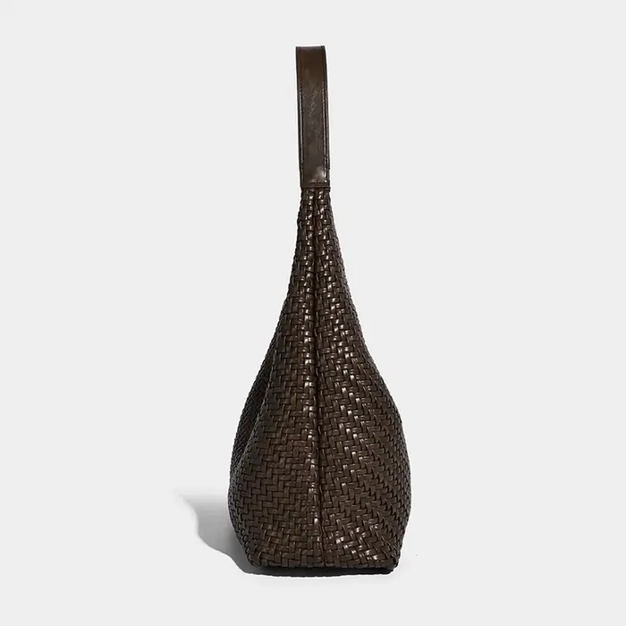 2025 Nouveau In Vintage Grande Capacité Underarm Épaule Livraison rapide main Weave Composite sacs f