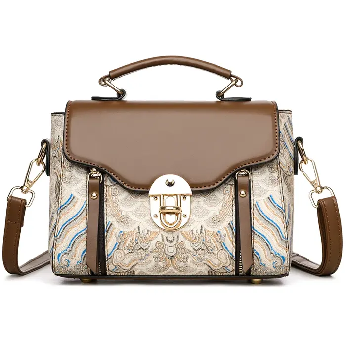 Sac à main en cuir souple de haute qualité pour femmes