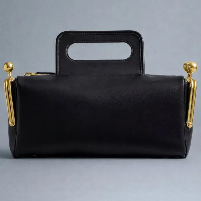 Sac à main Alirattan 2026 Nouvelle Collection Femme Noir Rétro avec Poignée