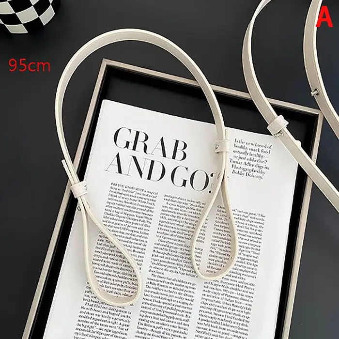 Sangle de sac en cuir PU arc-en-ciel, sac à provisions, bricolage, sangle initiée, fourre-tout, cein