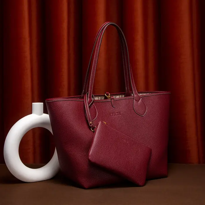 CHCH femmes sac fourre-tout 2025 automne nouveau café couleur sac à main Double face mère enfant sac