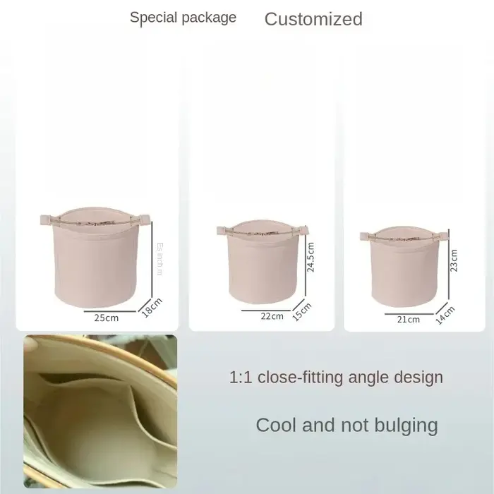 Organisateur d'insertion de sac pour sac de créateur monogramme LV seau GM