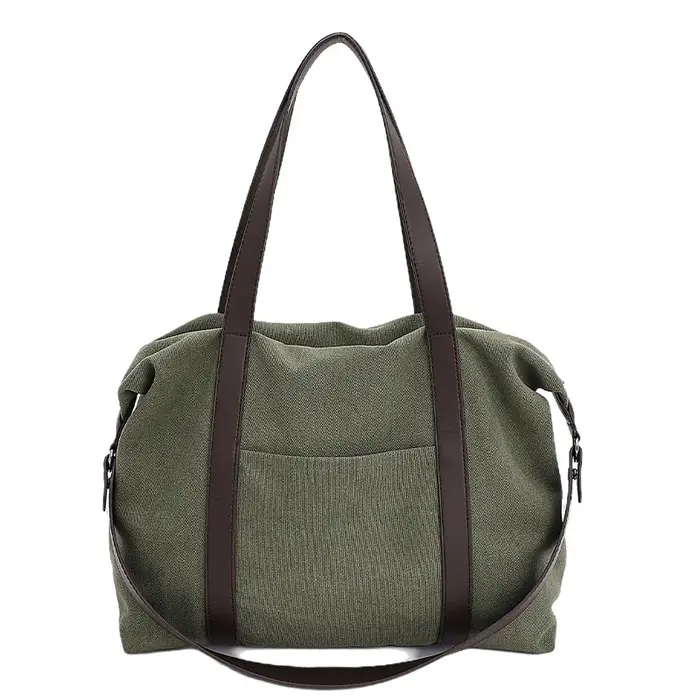 Sacs fourre-tout en Nylon de couleur unie pour femmes, fourre-tout de tempérament de grande capacité