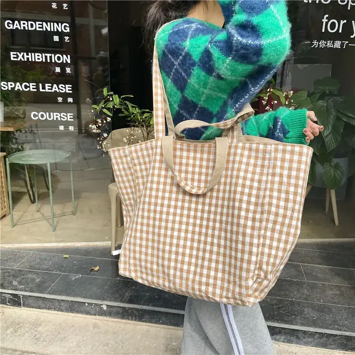 Sac fourre-tout en toile pour femmes