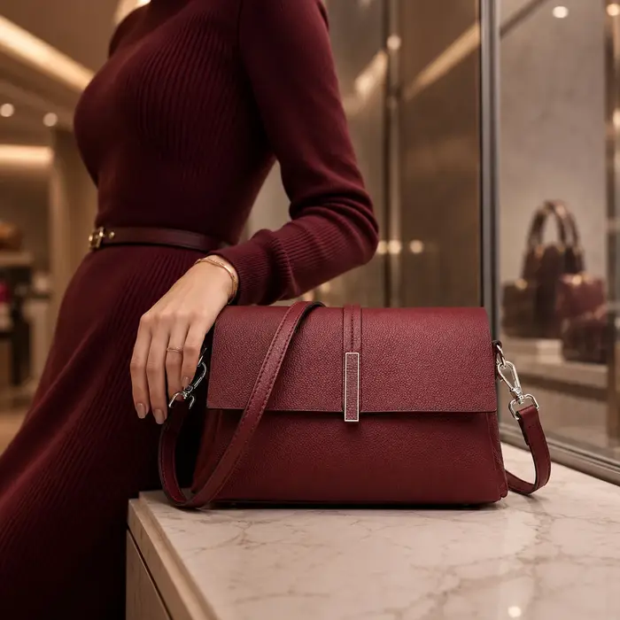 Sac à main en cuir véritable de qualité supérieure pour femmes