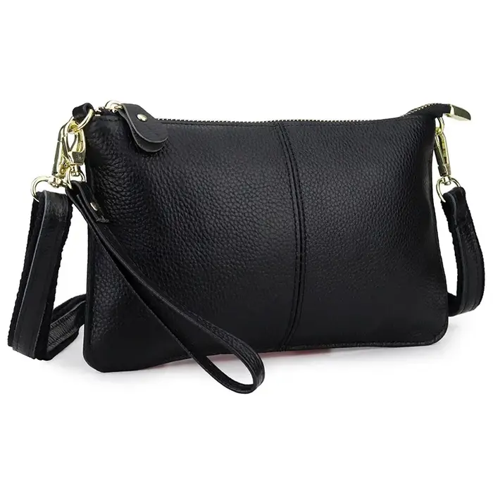 Sacs bandoulière en cuir véritable pour femmes