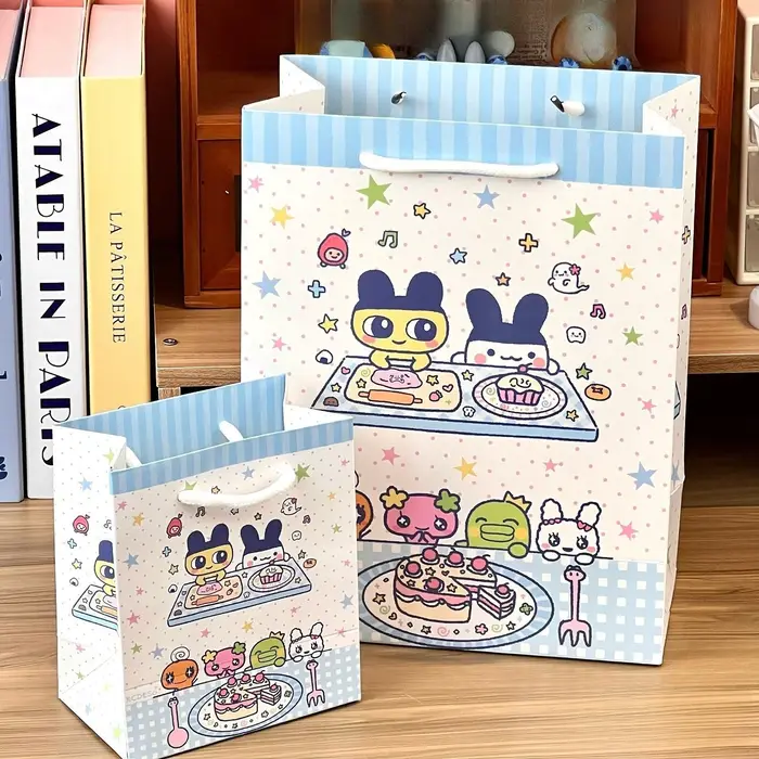 Sac cadeau Tamagotchi, sac fourre-tout en carton rigide épaissi