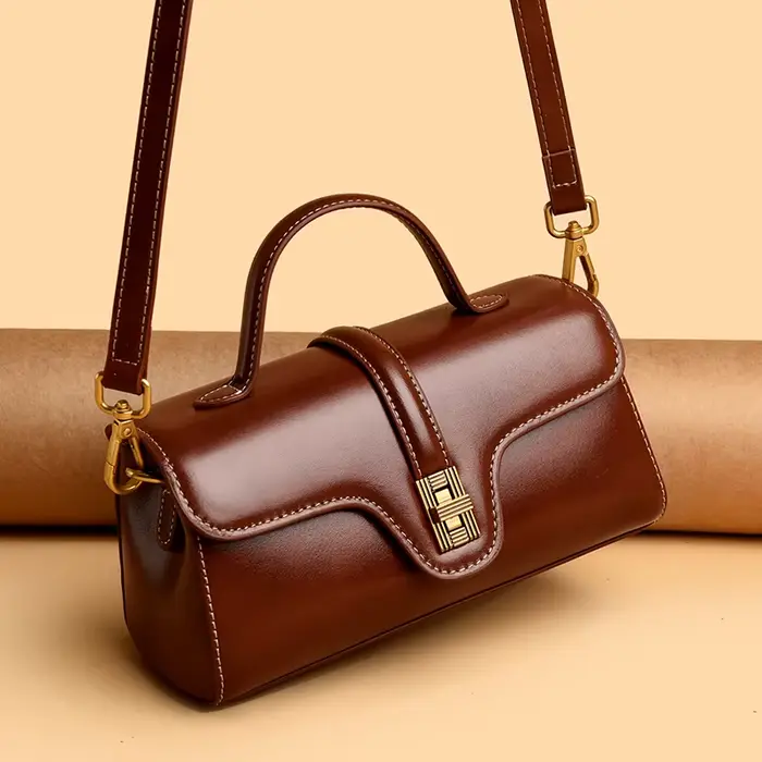 Sacs à main de luxe en cuir véritable pour femmes