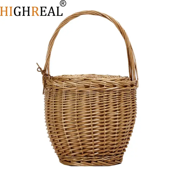 Sac panier en osier pour femmes