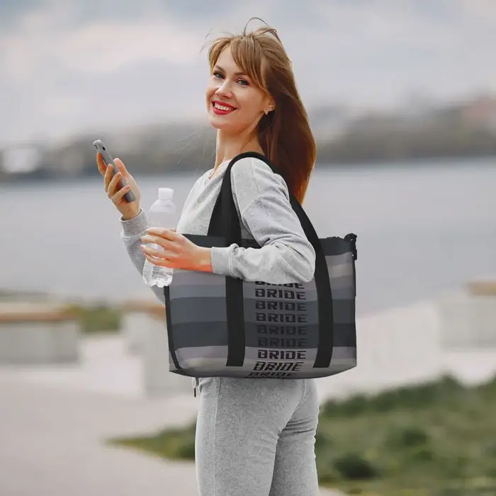 Sac de voyage de plage en matériau personnalisé pour mariée Jdm