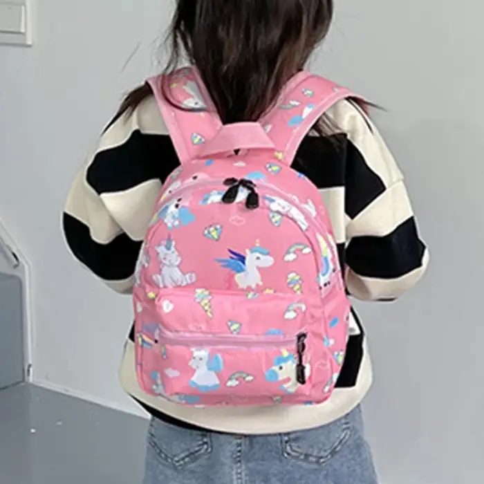 Sac à dos pour enfants dessin animé dinosaure licorne motif bébé mignon cartable de maternelle sacs imperméables
