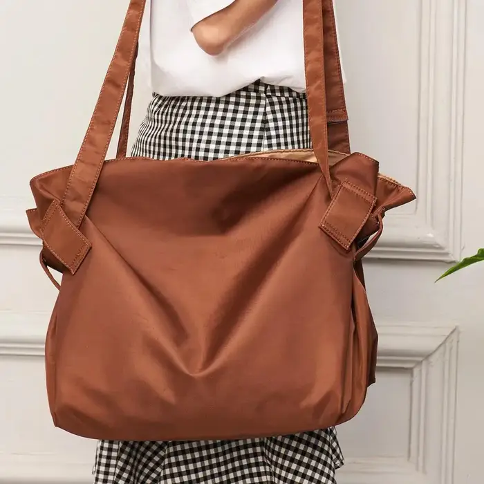 Sac fourre-tout convertible 2 en 1 et tapis rond – Sac à main pliable de 94 cm de diamètre, étanche,