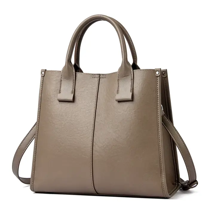 Sac à main en cuir véritable pour femme