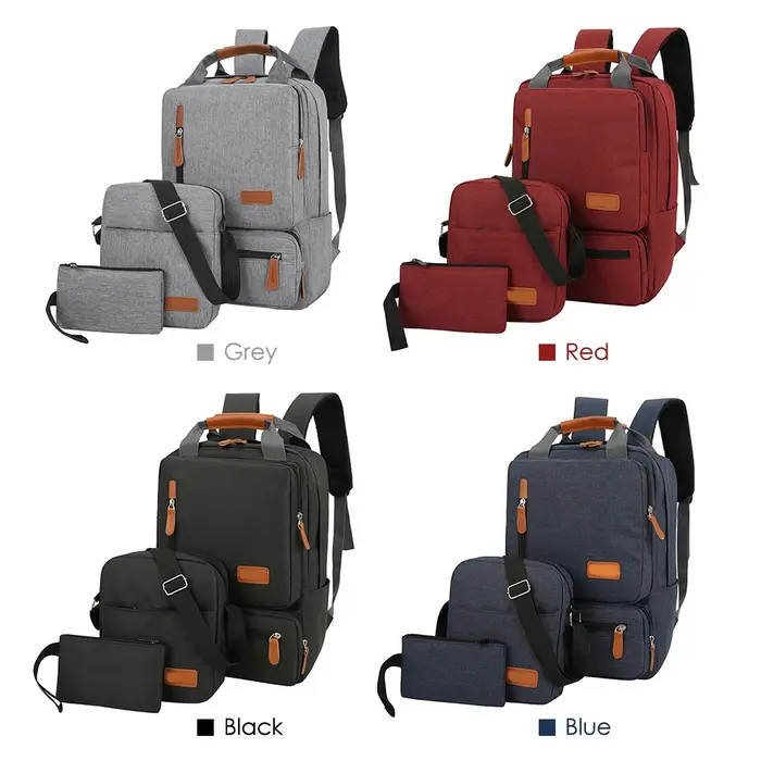 Ensemble de sac à dos pour ordinateur portable pour femmes et hommes