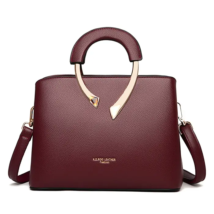 VANDERWAH véritable haute qualité en cuir fourre-tout décontracté sacs à main de luxe femmes
