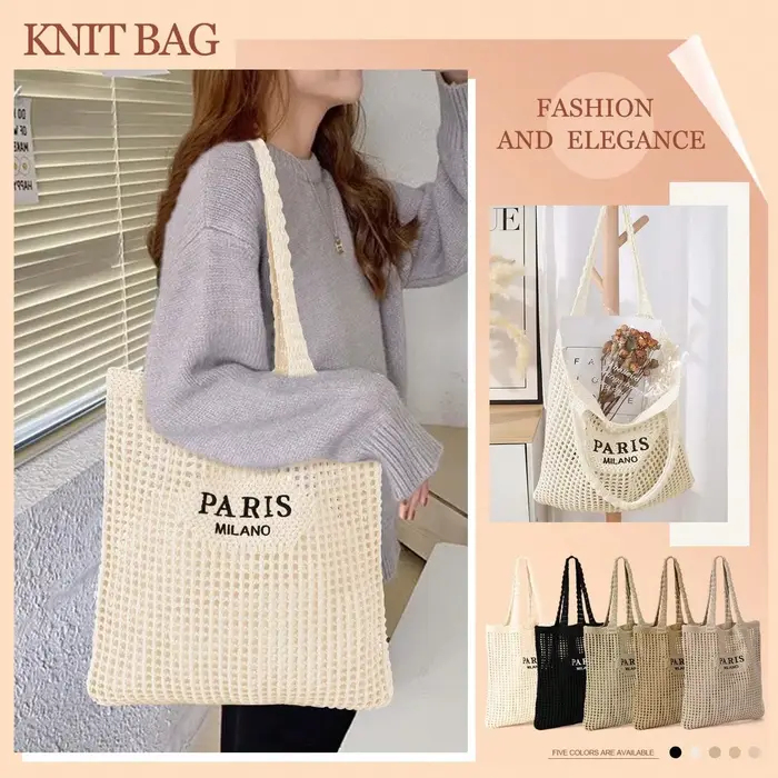 Sacs de plage en paille tendance pour femmes