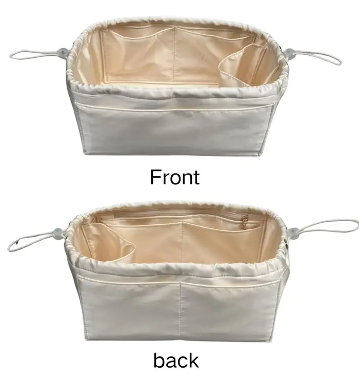 Organisateur de sac à main soyeux lisse
