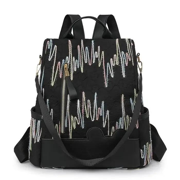 Sac à dos brodé à la mode pour femmes