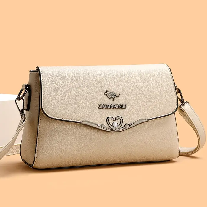 Sac à bandoulière de luxe en cuir PU pour femmes