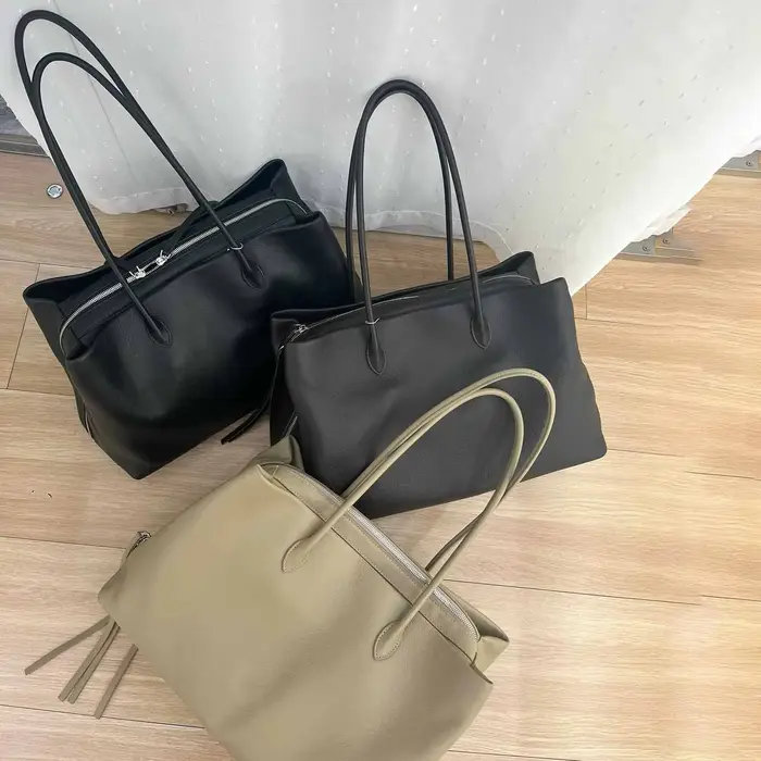 Sac fourre-tout en daim 40cm pour femmes