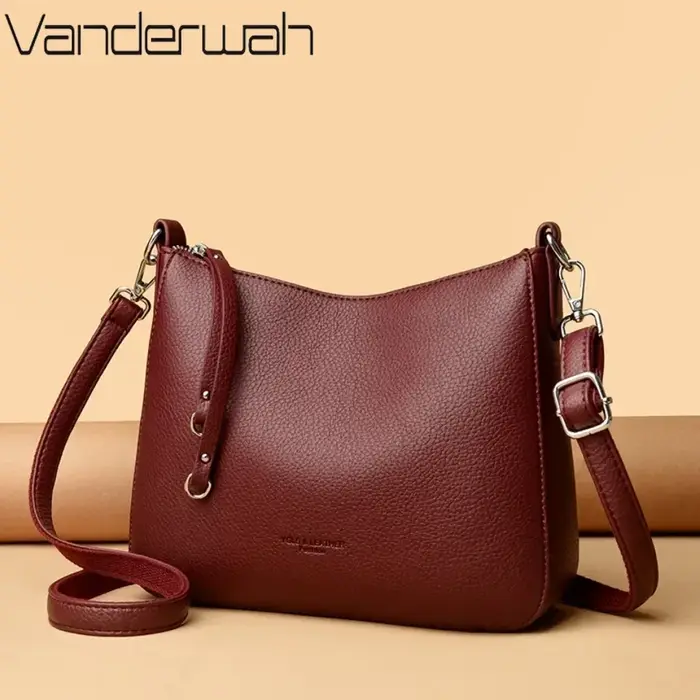 Sacs à bandoulière en cuir souple pour femmes
