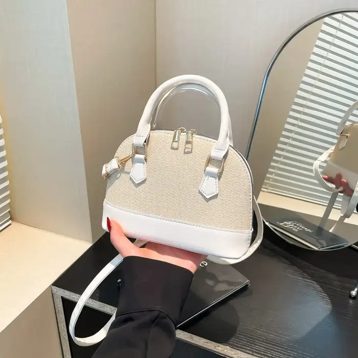 Femmes coquille sac à bandoulière nouveau à la mode rétro épaule sac à main Simple élégant décontrac
