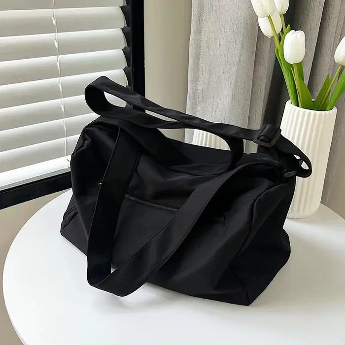Grands sacs fourre-tout de voyage à bandoulière pour femmes, sacs messager en toile, sacs de sport e