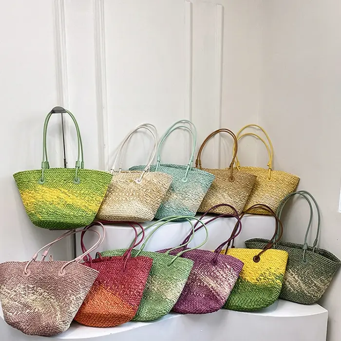 Sac tissé de couleur dégradée