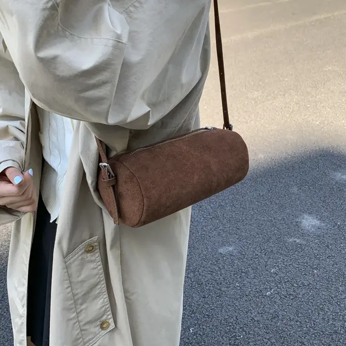 Sac à bandoulière en suède