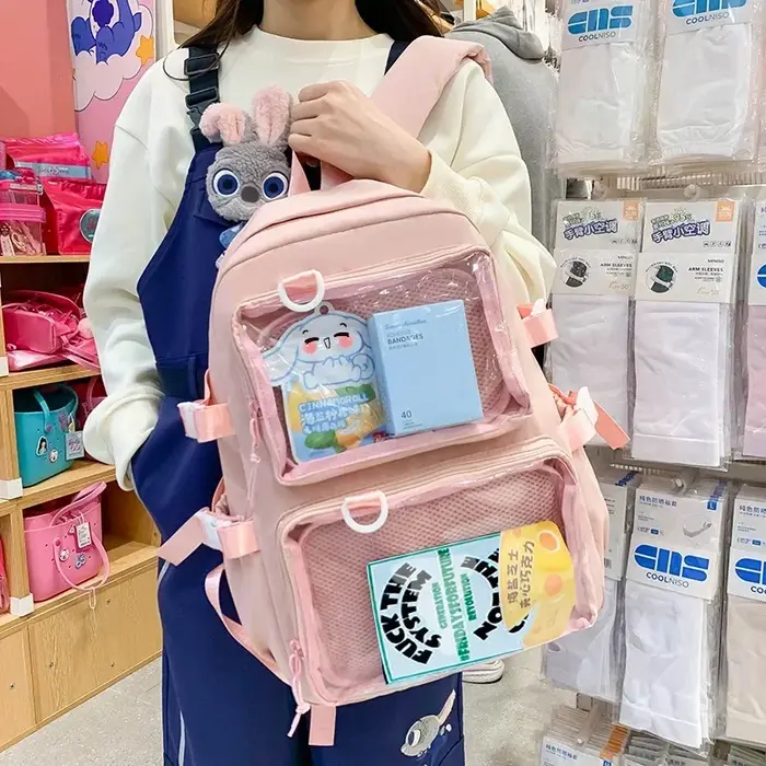 Japonais Kawaii Itabag femmes nouveau 2026 sac à dos Transparent