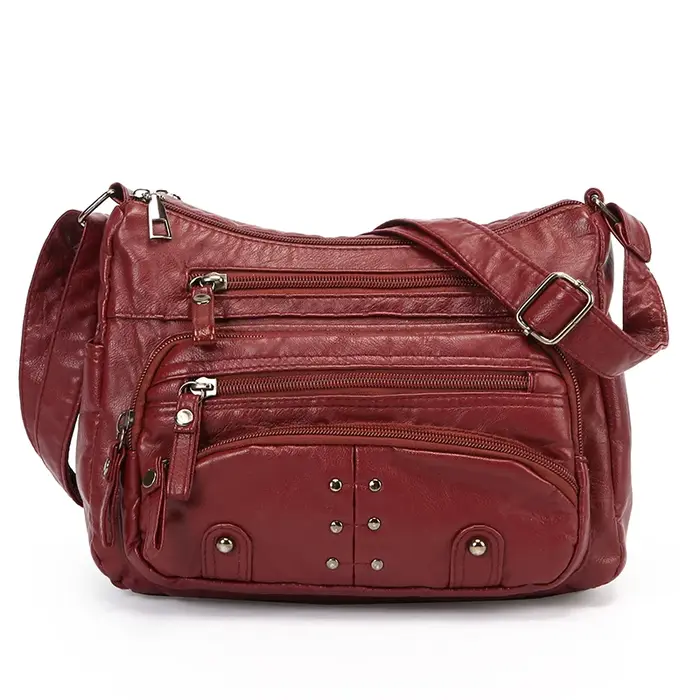 Sac à main en cuir véritable pour femmes
