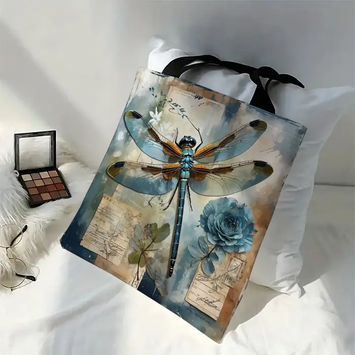 Sac fourre-tout d'art libellule
