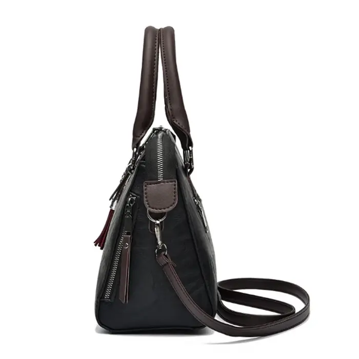 Sac à main Vintage en cuir PU pour femmes