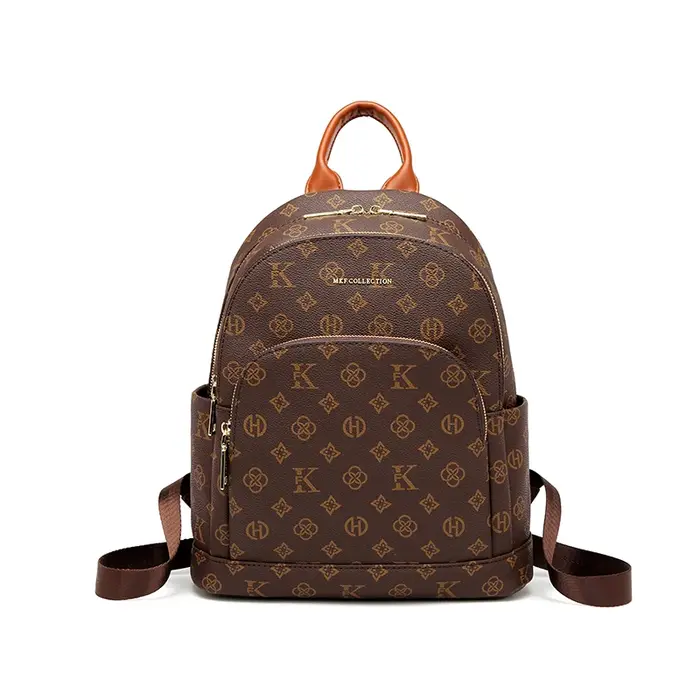 Mkf véritable sac à dos rétro décontracté Vintage pour femmes, sac pour femmes de Niche au Design Or