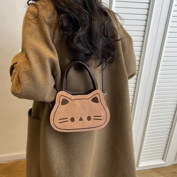 Sac à bandoulière mini mignon motif chat