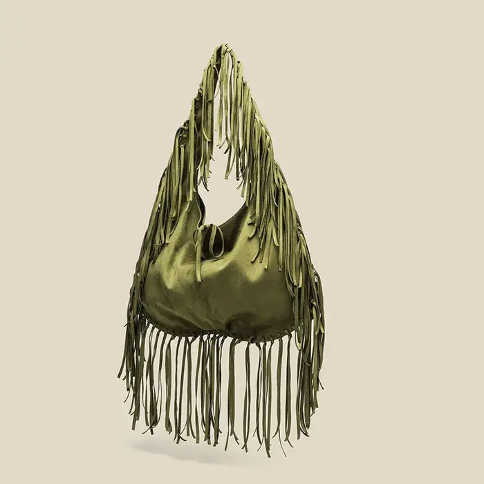 Hobos en daim vintage pour femmes