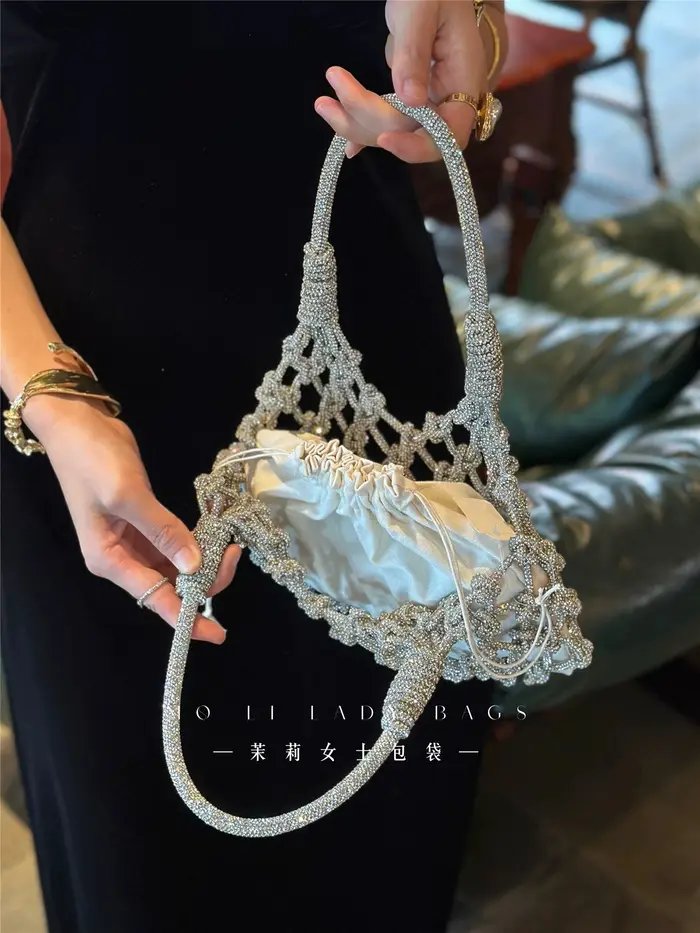 Sac carré en Satin de luxe de styliste
